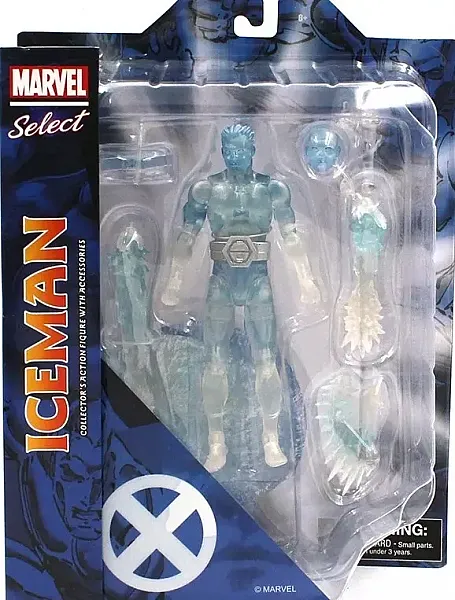 MARVEL SELECT ACTION FIGURE ICEMAN 18 CM